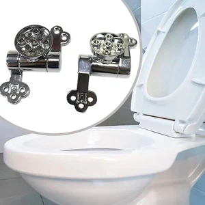 Convenient toilet cover hinge easy installation cushioning and anti shock - Picture 1 of 12