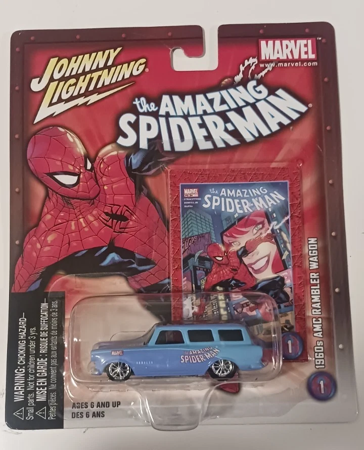 Johnny Lightning The Amazing Spider-Man años 60 AMC Rambler Wagon #1 Foto 1 de 2