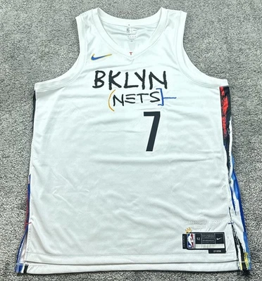 Brooklyn Nets Jersey City Edition Mens XL NBA Basketball Kevin Durant 7 Nike - Image 1 of 4