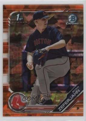 2019 Bowman Chrome Draft Sapphire Edition Orange /25 Ryan Zeferjahn #BDC-16 - Image 1 of 2