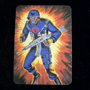 EX 1986 G.I. JOE MILTON BRADLEY ACTION HASBRO CARD 97 Cobra The Enemy - Picture 1 of 2
