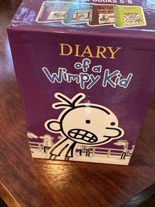 Diary of a Wimpy Kid Box of Books 5-8 Hardcover Gift Set : Ugly Truth, Cabin... - Picture 1 of 4