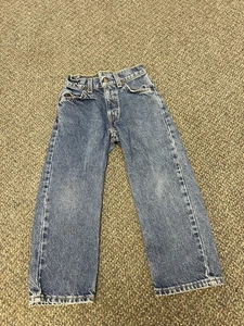 Vintage Little Levi’s Orange Tab 556 Regular Denim Kids Size 6 Made in USA - Picture 1 of 10