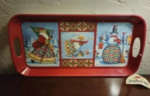Evergreen Jim Shore Christmas Melamin 15" Tablett NEU RAR - Bild 1 von 4