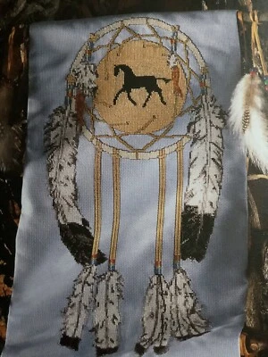 Cross Stitch Dream Catcher Chart from Native American Book Cross Stitch - Image 1 of 4