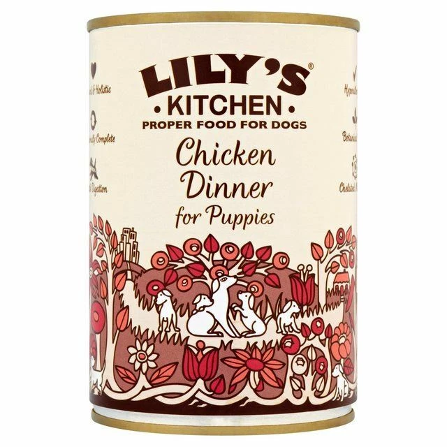Lily's Kitchen Perfectly Puppy Wet Food with Chicken 400g (PACK OF 2) - Bild 1 von 1