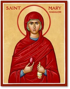 ST SAINT MARY MAGDALENE ICON 8x10" PREMIUM SATIN Print ready to frame - Picture 1 of 1