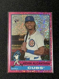 2025 Topps Heritage - Kevin Alcantara #353 Chrome Pink Sparkle (RC) - Picture 1 of 2
