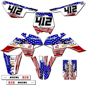 SR 110 MERICA Usa Senge Graphics Kit Compatible with SSR - Picture 1 of 10