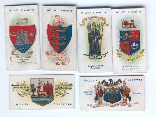 Full Set - 1905 - Borough Arms, Fourth Series (151-200) - Image 1 of 1