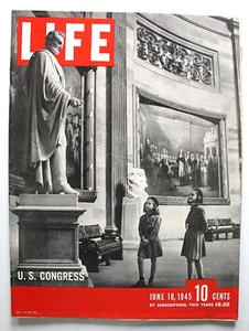 Life Magazine June 18, 1945 - U.S. Congress - Bild 1 von 3