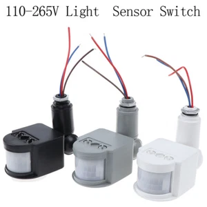 180° LED Infrared PIR Motion Sensor Detector Wall Light Switch 110V~265V h _yi - Picture 1 of 14