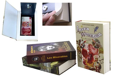 Stash Book Safe Real Paper Hidden Discrete Cash Jewellery Hardback Box UK - Image 1 of 3