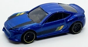 2016 HOT WHEELS SCION FR-S BLUE 1:64 DIECAST 2 3/4" W/ YELLOW GREEN & BLACK - Picture 1 of 6