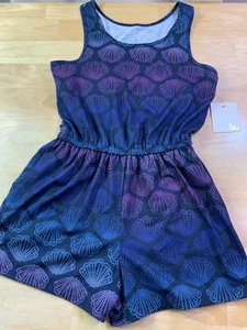 New SO Girl’s Romper with Pockets Size L-12 with Sea Shell Design—Very Cute!!* - Picture 1 of 7