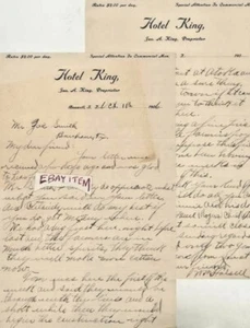 1906 TERRITORIO INDIO BOSWELL JOHN KING HALSELL BONHAM - Imagen 1 de 1