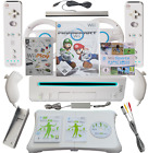 Nintendo Wii Set+Balanceboard+ Mario Kart+Wii Fit+Wii Play+Wii Sports+Lenkräder