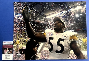 Joey Porter Signed 16x20 Photo Pittsburgh Steelers Super Bowl JSA COA CE77282 - Bild 1 von 4