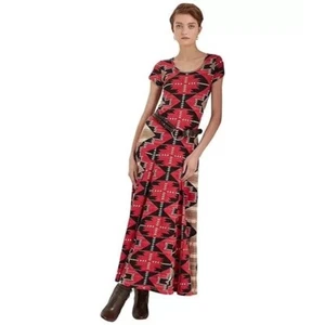 Maxi Vestido Jersey Estampado Suroeste Lauren Ralph Lauren $125 Talla M Nuevo con Etiquetas $125 - Imagen 1 de 12