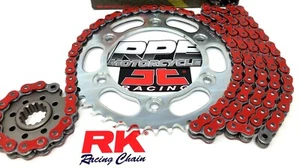 Red 2003-06 Honda CBR600rr RK MAX-X 520 16/45 Quick Accel Chain and Sprocket Kit - Picture 1 of 5