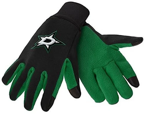 Dallas Stars Texting Gloves NEW One Size Fits Most FOCO Cover