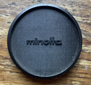 Vintage Official Minolta Japan 42mm Plastic Slip-On Lens Cap - Picture 1 of 2