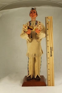 Simpich Character Doll 14" Squanto Native American Indian Figure - Thanksgiving - Picture 1 of 8