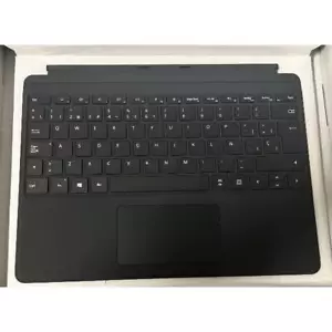 Microsoft Surface Pro X, 8, 9 Spanish Keyboard QWERTY Layout Black - Picture 1 of 1
