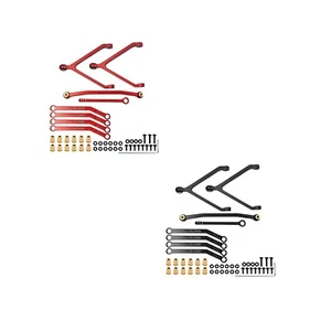 Metal Alloy Steering pull rod+triangle poles+pull rod Fits FMS 1/24 FCX24 Rc car - Picture 1 of 10