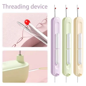 Portable 2in1 Needle Threader and Seam Ripper Sewing Needle Threading Tool Best - Picture 1 of 20