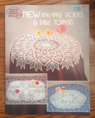 VINTAGE PINEAPPLE DOILIES & TABLE TOPPERS PATTERNS- BY RITA WEISS - Image 1 of 2