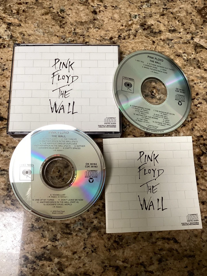 The Wall - Pink Floyd (CD, 2 Disc Set) Like New, W/Booklet. Free Shipping. - Image 1 of 1