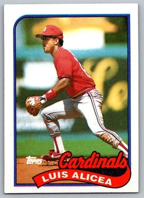 1989 Topps Luis Alicea Rookie St. Louis Cardinals #588 - Image 1 of 2