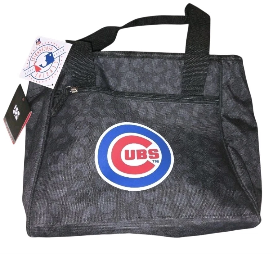 Chicago Cubs 16 Can Leopard Insulated Cooler Bag Tote  - Image 1 of 1