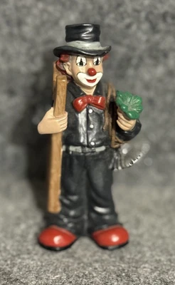 Kleiner Gilde Clown Schornsteinfeger Höhe 8,5cm Glücksbringer - Bild 1 von 2