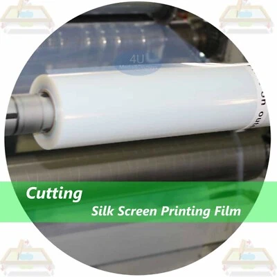 4UMEDIA&DISPLAYS 17"x100ft，Waterproof Inkjet Fast-Dry Screen Printing Transparency Film for EPSON