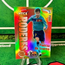 PIQUE 395 MEGA POWERS - FC BARCELONA - PANINI MGK MEGACRACKS LA LEAGUE 2011 12 CARD
