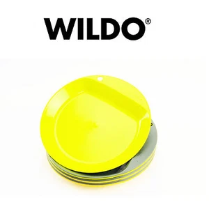 WILDO CAMPER PLATE FLAT MESS PLATE BOWL DISH CAMPING SWEDISH BPA FREE  - Picture 1 of 19