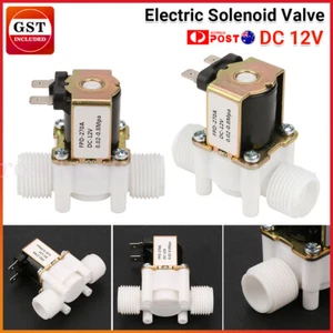 DC 12V Electric Solenoid Valve Water Air Outside 1/2" Normally Closed N/C - Picture 1 of 11