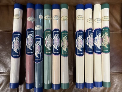 Lot of 10 Vintage Charles Craft Rolled Aida Cloth 15x18 NOS 11, 14, and 18 count - Image 1 of 4