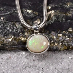 Edel Opal Anhänger, 925er Silber, Edelsteinanhänger (14423), Edelsteinschmuck - Bild 1 von 1