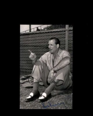 Hank Greenberg JSA Cert Signed 5x8 Original Photo Autograph - Image 1 of 2