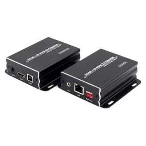 Video Extender HDMI + USB + 120m segnale IR tramite cavo di rete UTP KVM 1080p HDCP - Foto 1 di 8