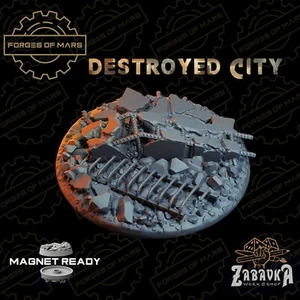 Bases - Destroyed City - rund 90mm (x1) - Bild 1 von 1