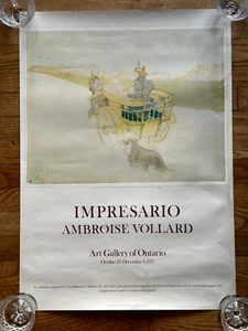 Henri de Toulouse Lautrec 1977 Print Poster Ontario Art Gallery Original 28x20 - Picture 1 of 21