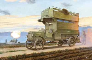1/72 Scale RODEN732 Type B Omnibus Ole Bill Passenger WWI Plastic Model Kit - Picture 1 of 4
