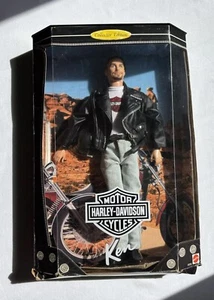 VINTAGE 1998 Ken Doll Mattel HARLEY DAVIDSON NIB Americana! PLUS - Picture 1 of 8