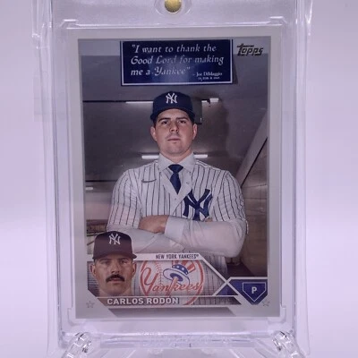 Carlos Rodon 2023 Topps Actualización Espejo Dorado SSP US200 New York Yankees Foto 1 de 3