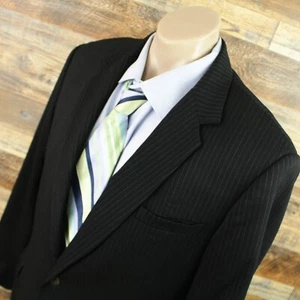 Rag & Bone Mens Wool Blazer Size 44 Striped Two Button - Picture 1 of 11