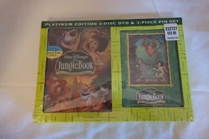 Disney The Jungle Book 40th Anniversary Platinum Edition 2 Disc DVD & 3 Pin Set - Picture 1 of 3